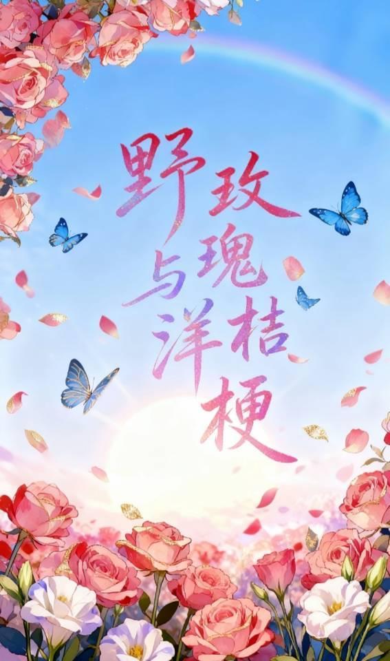 野玫瑰与洋桔梗